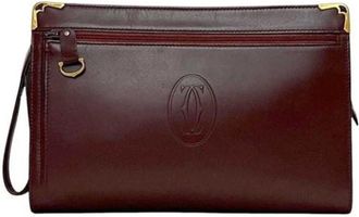 Cartier Pre-owned Clutches, male, Red, Size: ONE SIZE Pre-owned Vintage Clutch