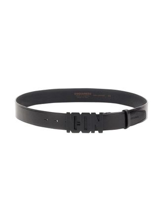 Dsquared2 Icon Plaque Buckle Belt