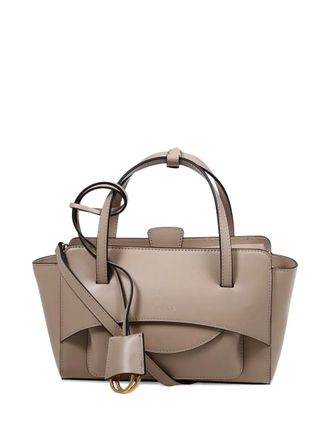 Hidesins Borsa tote piccola con battente - Toni neutri
