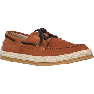 Andr&eacute; Assous Allen Boat Shoe in Brick Suede at Nordstrom, Size 10.5