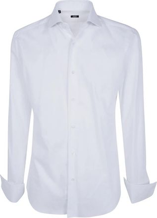 Barba Classic I Shirt - Heren - Casual Overhemden - Wit - 3XL - Katoen - Overhemden