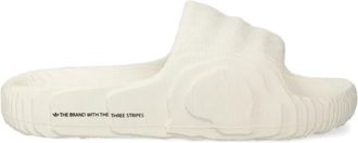 adidas logo-print slides - women - Polyurethane/Polyurethane/Polyurethane - 6.5 - White