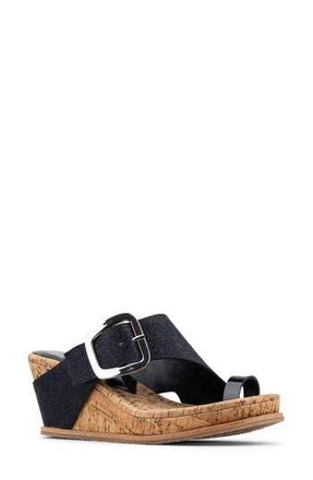 Donald J Pliner Joyus Wedge Sandal in Navy at Nordstrom Rack, Size 8.5