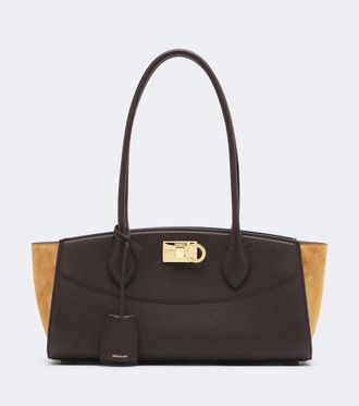 Ferragamo Studio Soft East-West leather shoulder bag