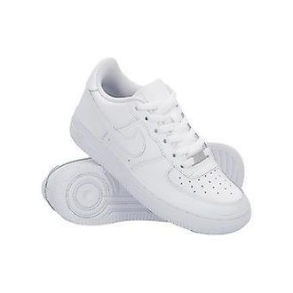 Nike Air Force 1 (GS) Womens White Trainers - Size 6 UK