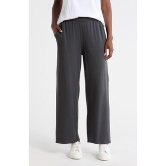Eileen Fisher Straight Leg Ankle Pants in Graphite at Nordstrom Rack, Size Xx-Small