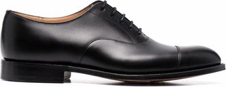 Churchs Black Polished Leather Cap-Toe Consul Oxfords