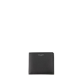 Saint Laurent Wallets & Cardholders, male, Black, Size: ONE SIZE Grain De Poudre Wallet