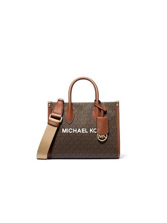 Michael Kors Womens Crossbody Bag Brown 89.coated Canvas - Crossbody-Bags