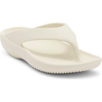 Crocs Mellow Recovery Flip Flop Sandal in Stucco at Nordstrom Rack, Size 10