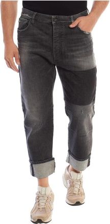Emporio Armani Slim-fit Jeans - Heren - Cropped Jeans - Zwart - W32 - Katoen - Jeans