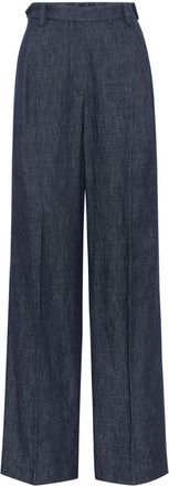 Brunello Cucinelli straight-leg denim trousers - Blue