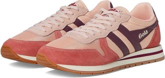 Gola Daytona Womens Shoes Pearl Pink/Clay/Windsor : 5 B - Medium, Textile/Suede/Leather