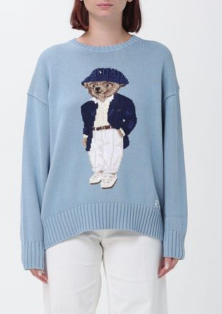 Polo Ralph Lauren Relaxed Fit Teddy Bear Print Cotton Jumper