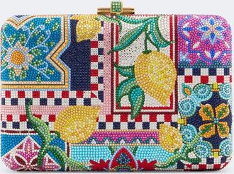 Judith Leiber Clutch Slim Slide Ceramica adornado