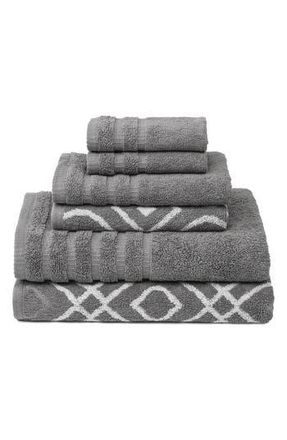 Modern Threads Yard Dyed Towel 6-Piece Set in Ash Grey at Nordstrom Rack, Size 6 Piece Set