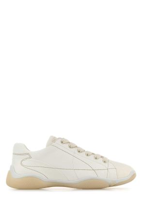 PRADA｜SNEAKERS (1E413N 013 F0D32) Ivory Leather sneakers | PRADA
