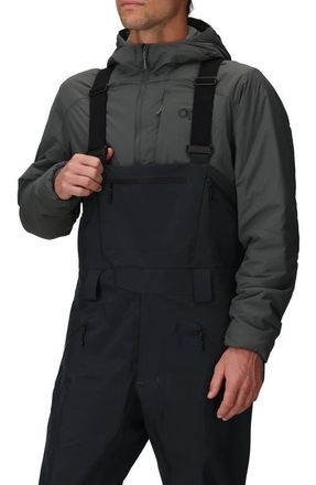 Outdoor Research Hemispheres Team Waterproof Ski Bibs in Black at Nordstrom, Size Medium