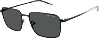 A|X Armani Exchange AX2053S 600087 Mens Sunglasses Black Size 57