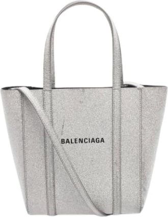 Balenciaga Pre-owned Tote Bags, female, Gray, Size: ONE SIZE Pre-owned Vintage Tote Bag