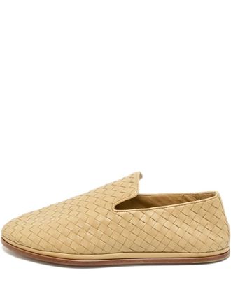 Bottega Veneta Intrecciato leather loafers - Neutrals