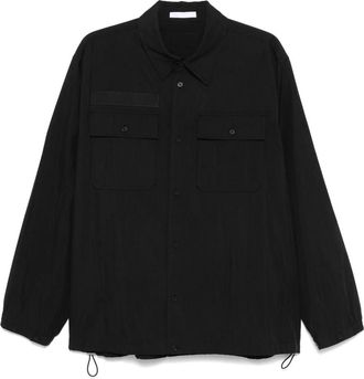 Helmut Lang Zwarte Uniform Shirt Licht - Heren - Zomerjassen - Zwart - L - Katoen - Jassen