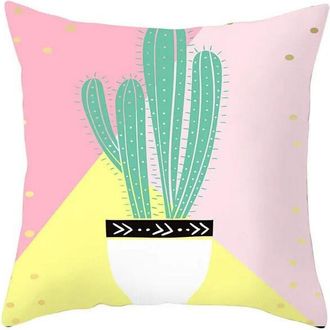 OEM Fundas De Almohada De Algod&oacute;n Y Lino Con Estampados De Plantas Y Frutas Para El Dormitorio Y La Sala De Estar, As&iacute; Como Fundas De Coj&iacute;n Para La Decora