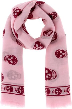 Alexander McQueen Alexander Mcqueen Printed Chiffon Foulard