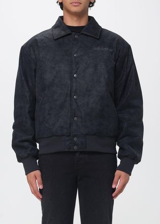 adidas Technical Fabric Bomber Jacket with Embroidered Logo and Relaxed Fit