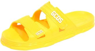 GCDS ciabatta slippers - Heren - Sandalen - Geel - 40 EU - Schoenen