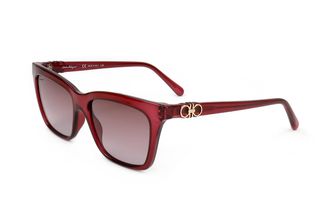 Ferragamo Ferragamo Womens 55 mm Red Sunglasses