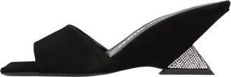 The Attico Suede Mules - Dames - Sleehakken - Zwart - 41 EU - Leer - Schoenen