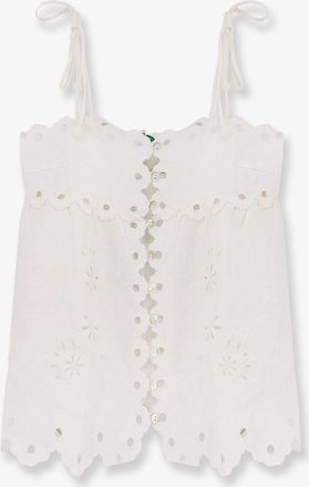 Farm Rio Top in lino traforato - FARM RIO - gender_Woman