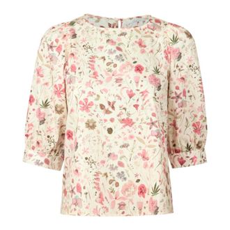 Stenstr&ouml;ms Blouses, female, Multicolor, Size: XS Floral Cotton Blouse