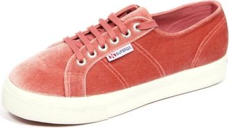 Superga Sneakers, female, Pink, Size: 10 US 2730 Velvet Chenillew