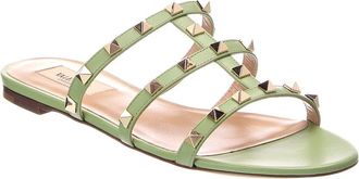 Valentino Rockstud Leather Sandal