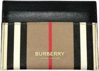 Burberry Tweedehands leren portemonnees - unisex - Vintage Accessoires - Veelkleurig - ONE Size - Leer - Vintage