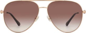 Jimmy Choo London Ladies Gold Tone Sport Sunglasses OLLYS-0DDB-HA