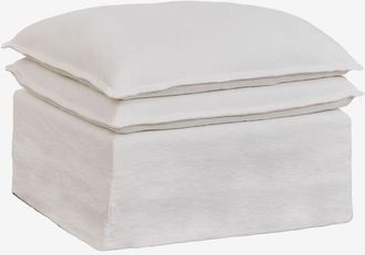 Sklum Sklum - Pouf Grace in lino e cotone