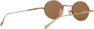Chlo&eacute; CH0413S Round Metal Sunglasses - Gold