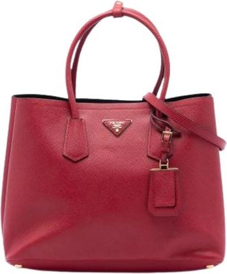 Prada Pre-owned Handbags, female, Red, Size: ONE SIZE Pre-owned Vintage Handbag