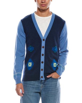 Brodie Navajo Wool & Cashmere-Blend Cardigan