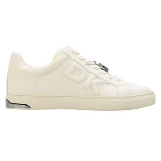 DKNY Dames Aisling Leren Veterschoenen (Beige)