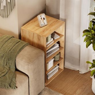 Vicco Estanter&iacute;a De Almacenamiento Rula, Roble Dorado, 40 X 81.6 Cm, Vicco