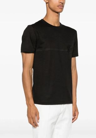 Stefano Ricci Womens Logo-Embroidered T-Shirt Aw24 M