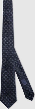 Gucci GG Silk Jacquard Tie, Blue, Silk
