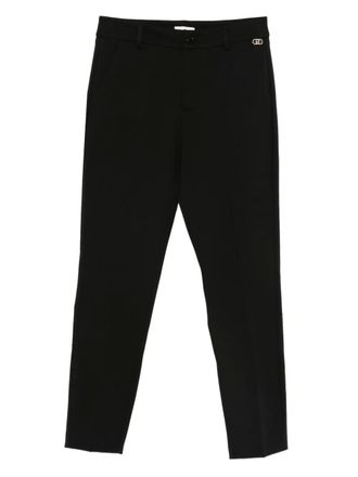 Liu Jo logo-detail trousers - Black