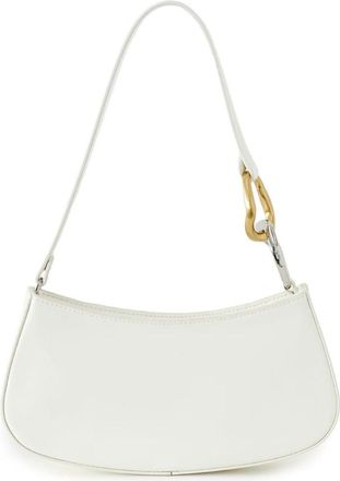 Staud Staud Womens Ollie Leather Shoulder Bag, Paper