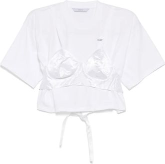 pushBUTTON Top crop - Bianco