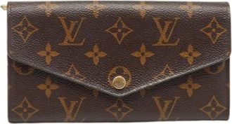 Louis Vuitton Pre-owned Wallets, female, Brown, Size: ONE SIZE Pre-owned Canvas Wallet